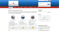 Desktop Screenshot of directcrewing.com