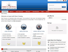 Tablet Screenshot of directcrewing.com